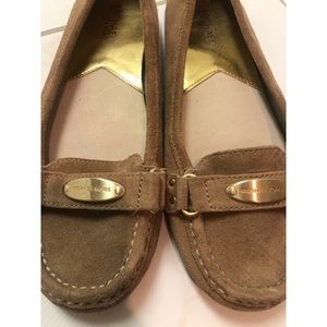 Michael Kors tan loafers